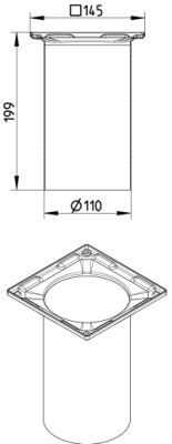 Line Drawing - Upper part-No membrane-145