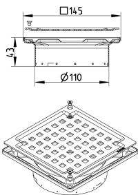 Line Drawing - Upper part-No membrane-145