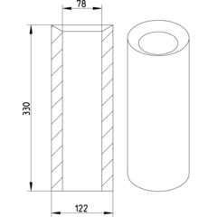 Line Drawing - Isolation-heating cable