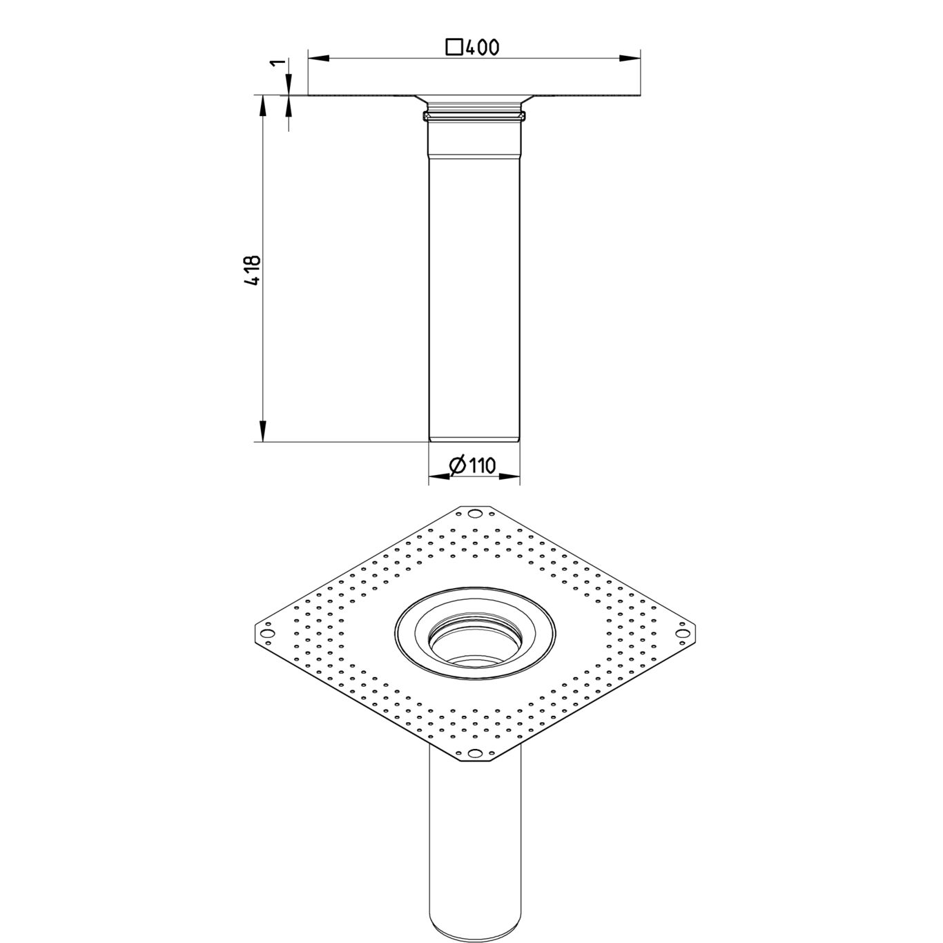 Line Drawing - Lower part-bitumen