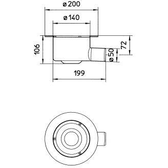 Line Drawing - Marine-lower part-welding flange-steel