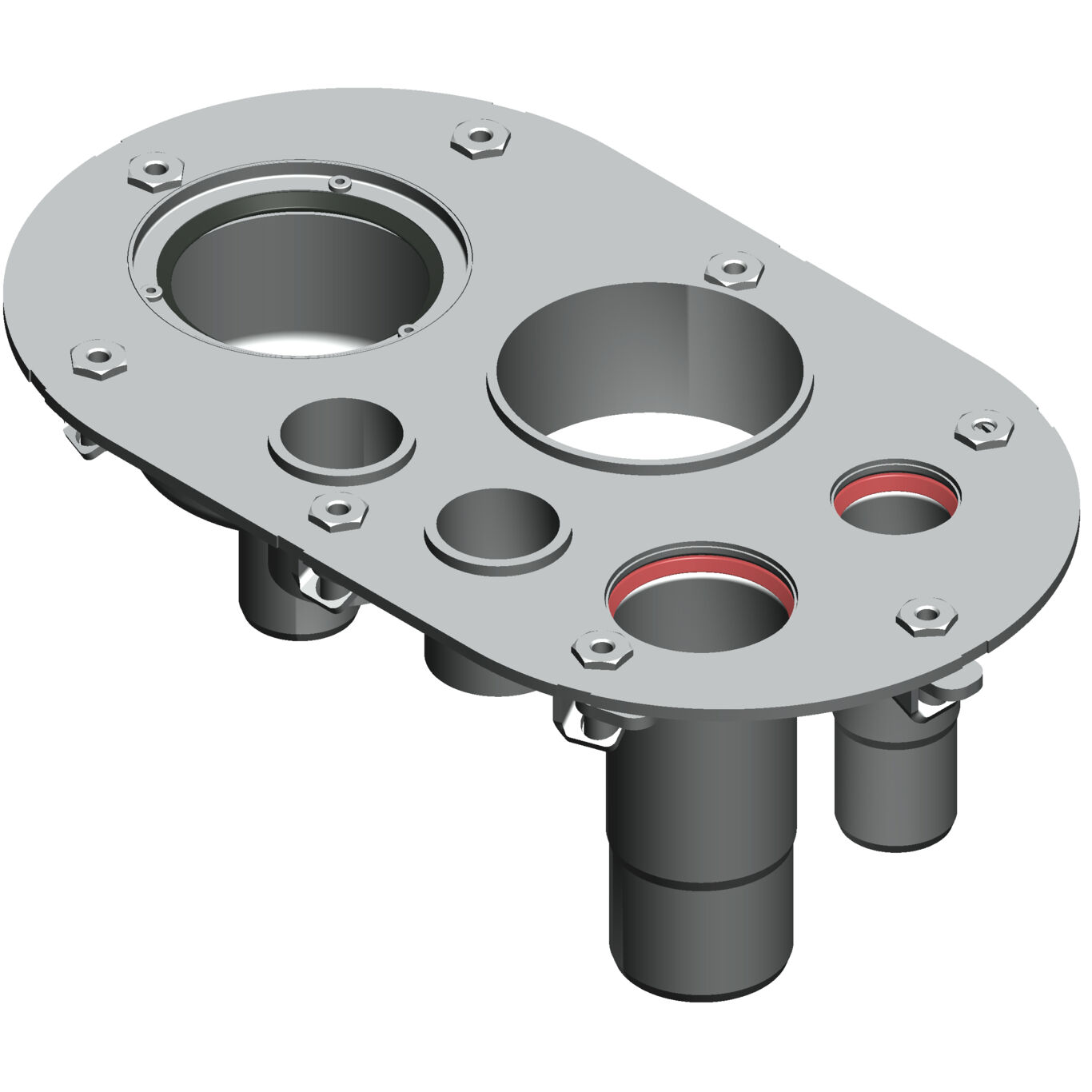 Product Image - Marine-lower part-bimetal flange-aluminium