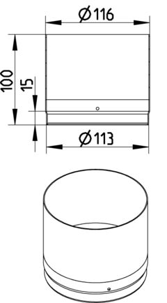 Line Drawing - Intermediate section