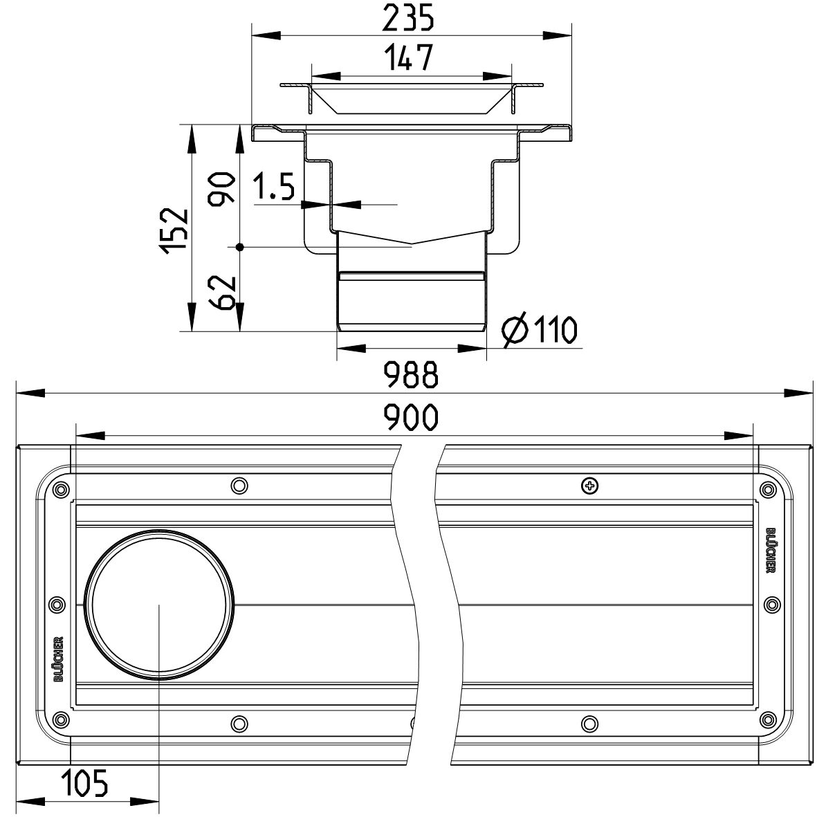 Line Drawing - Channel-Vinyl