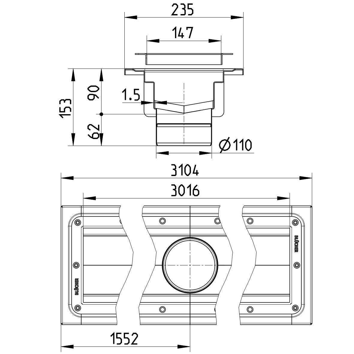 Line Drawing - Channel-Vinyl