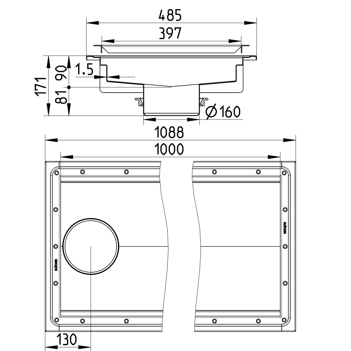 Line Drawing - Channel-Vinyl