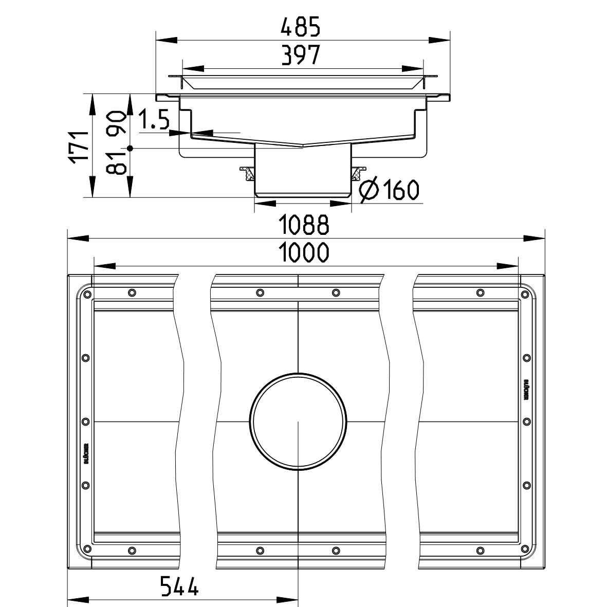 Line Drawing - Channel-Vinyl