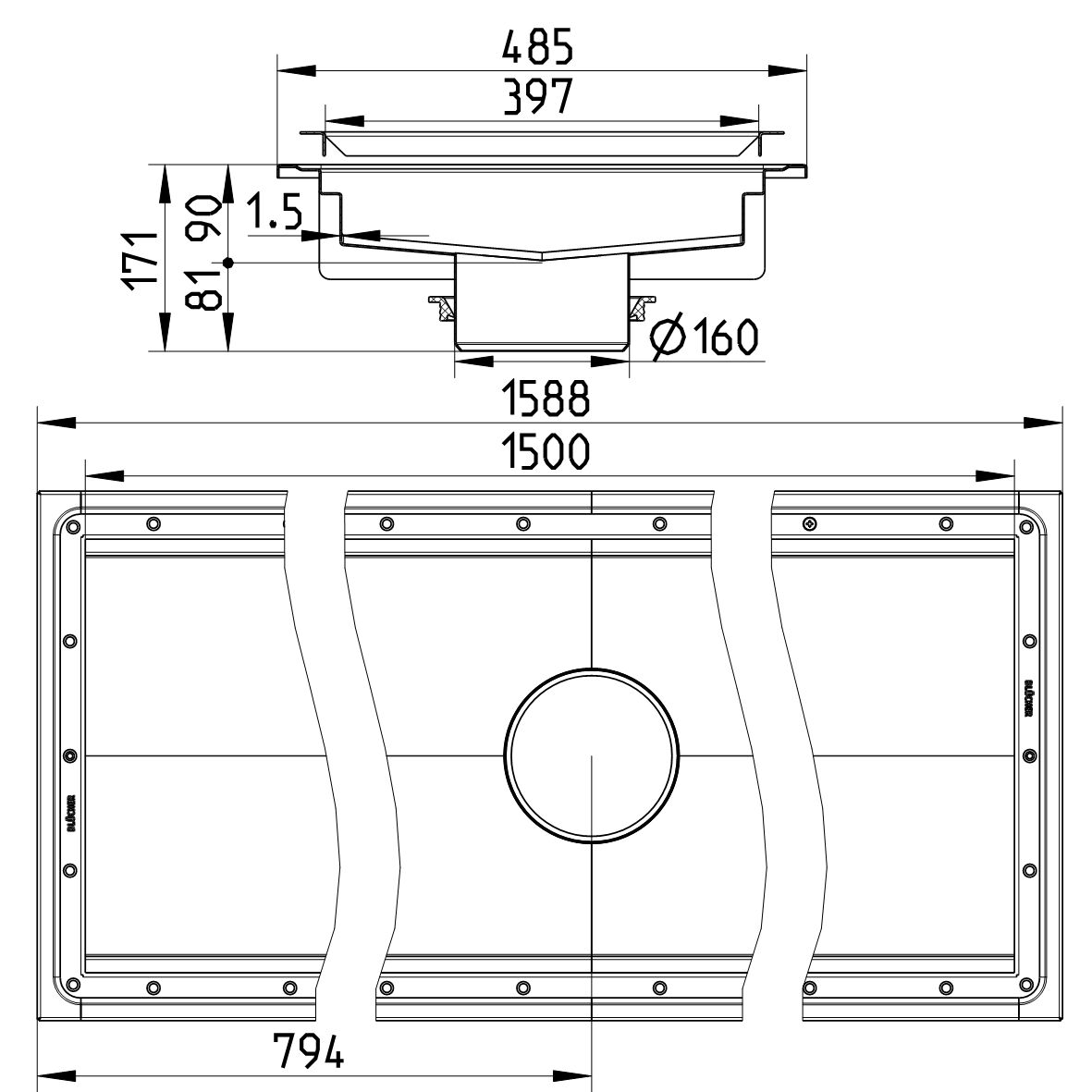 Line Drawing - Channel-Vinyl