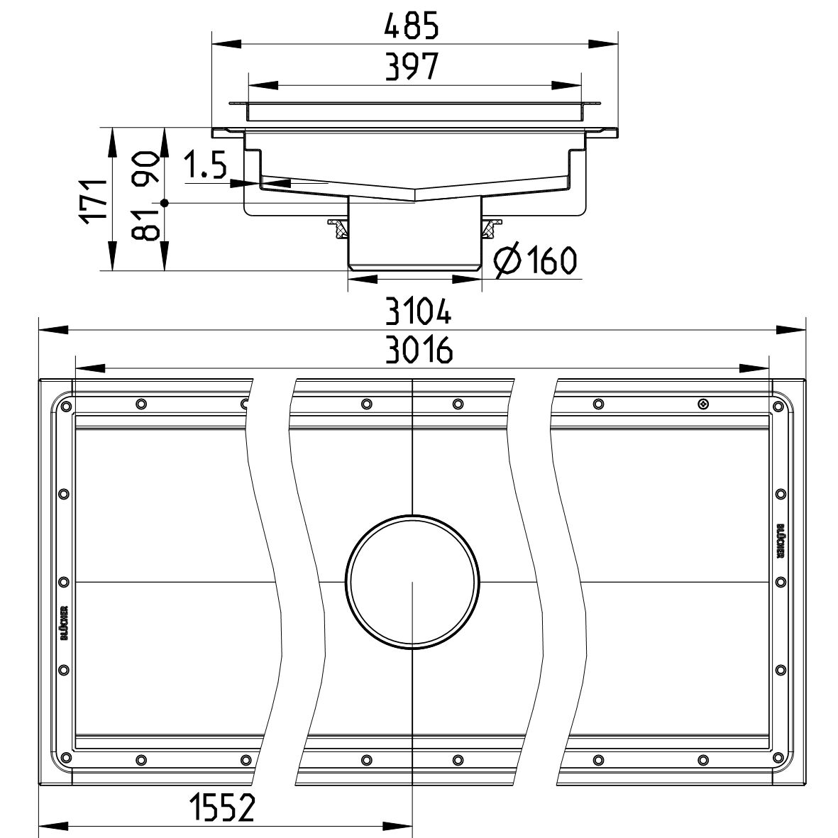 Line Drawing - Channel-Vinyl