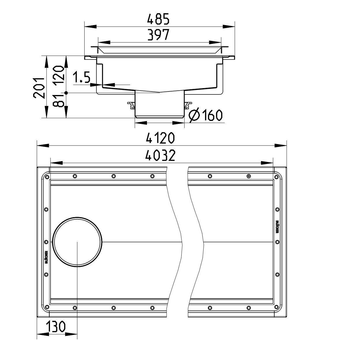 Line Drawing - Channel-Vinyl