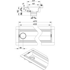 Line Drawing - Channel-Liquid membrane