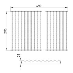 Line Drawing - Grating-Channel-300