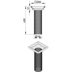 Line Drawing - Upper part-outdoor/roof