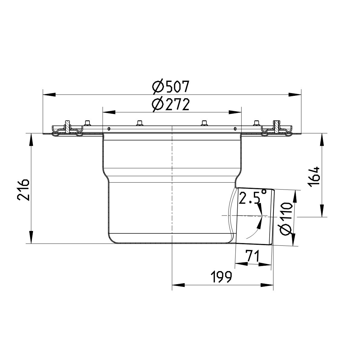 Line Drawing - Lower part-250