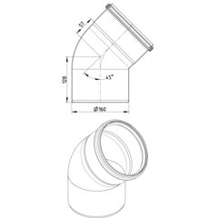 Line Drawing - Bend-45