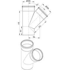 Line Drawing - Branch-45