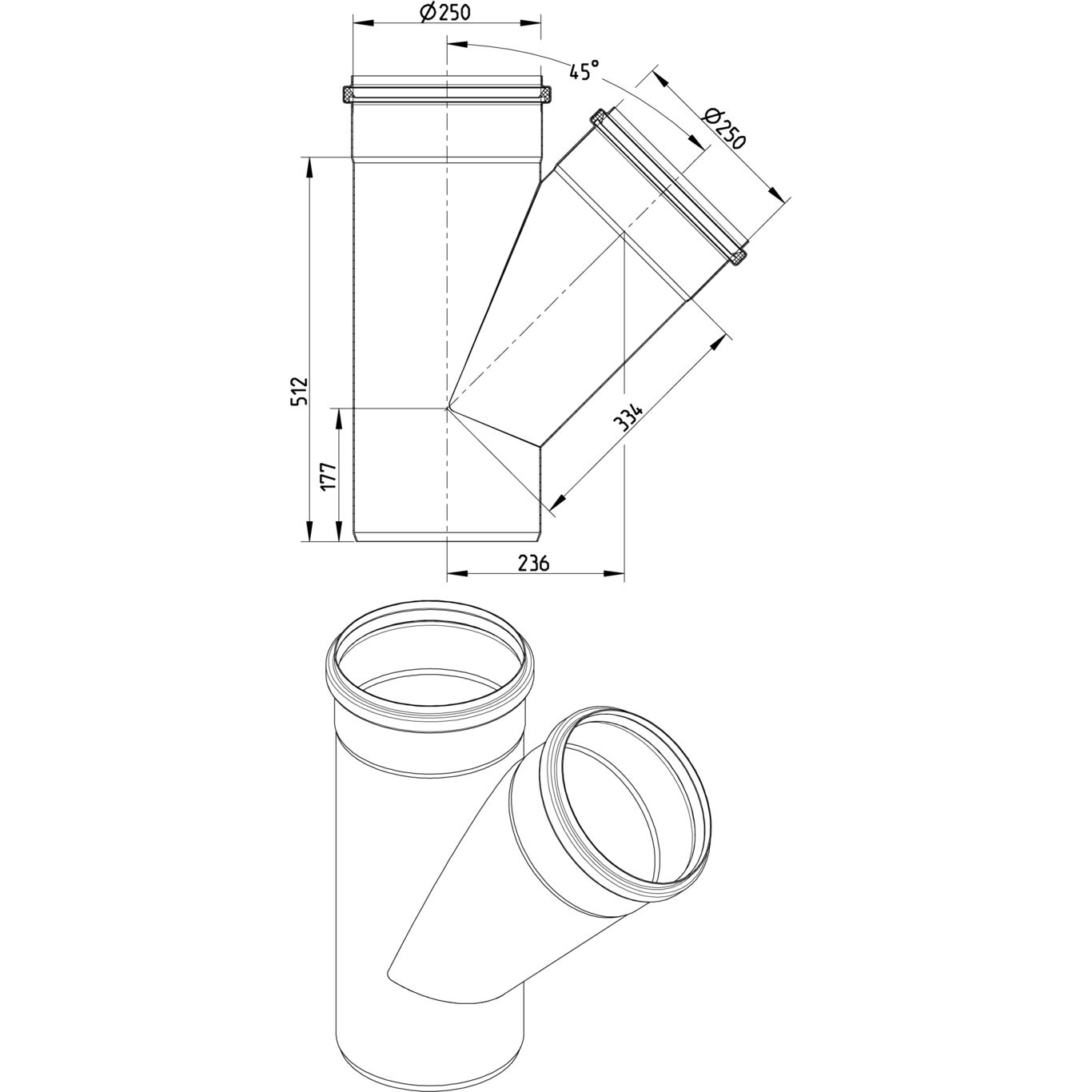 Line Drawing - Branch-45