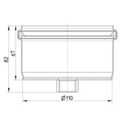 Line Drawing - Socket plug