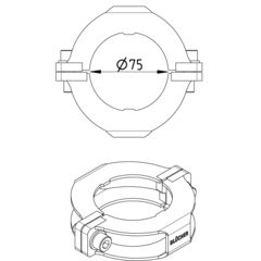 Line Drawing - Joint clamp-Pressure peak