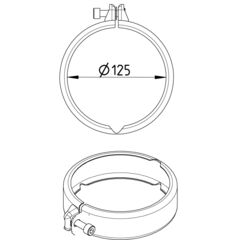 Line Drawing - Joint clamp